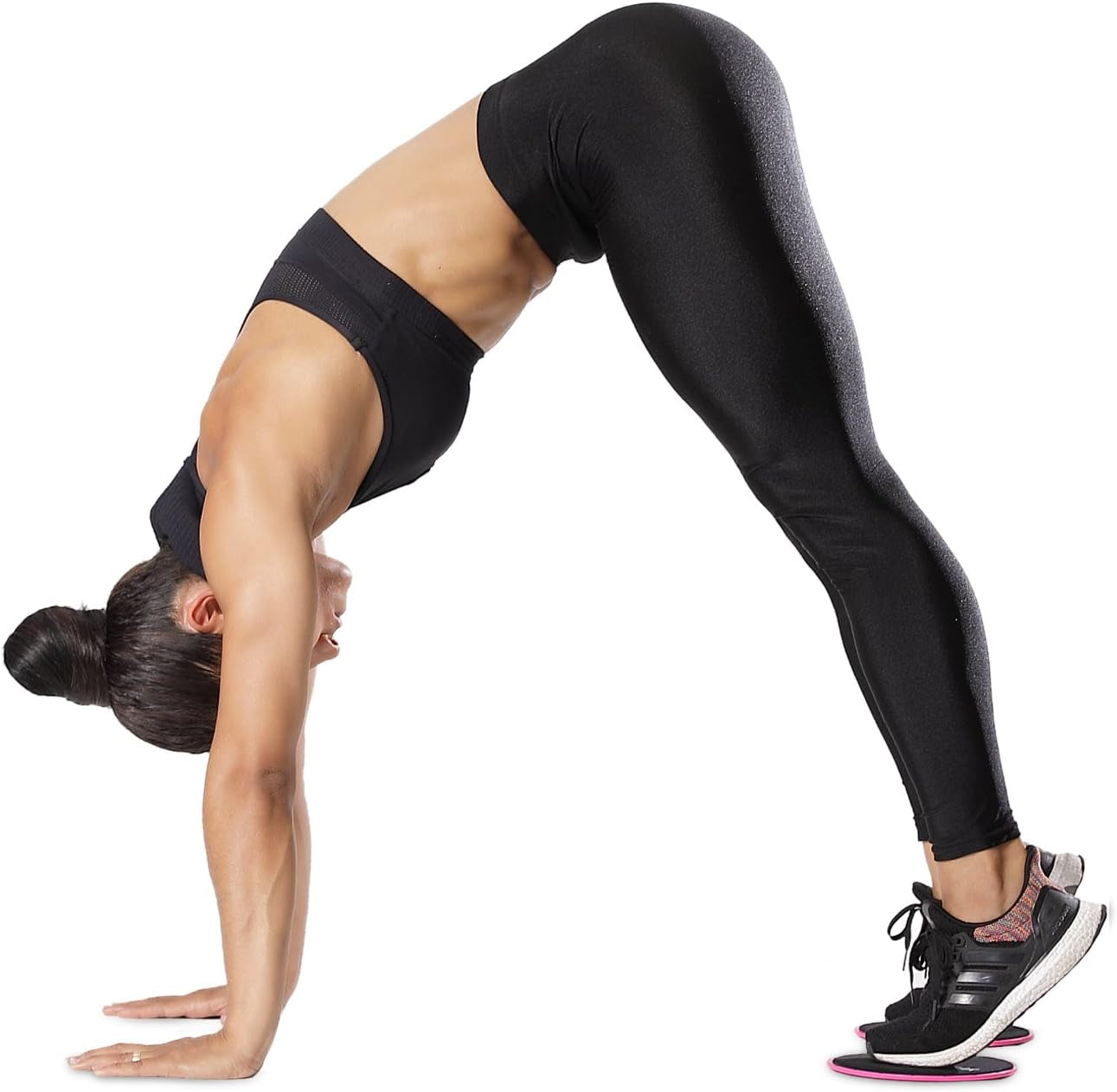 Core Sliders - Dual Sided Exercise Gliding Discs for Carpet & Hardwood, 7" Workout Sliders